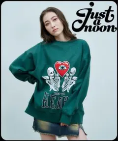 JUST A NOON SKELETON SWEAT レディースL