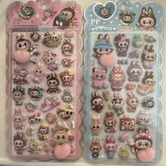 ラブブおしりシール キャラクターシール　2シートセット