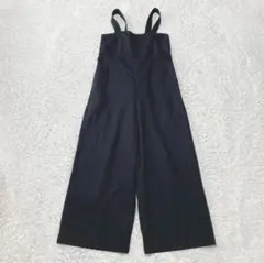 UNIQLO｜Mサイズ｜リネンブレンド　サロペット　ドレープキャミ　黒