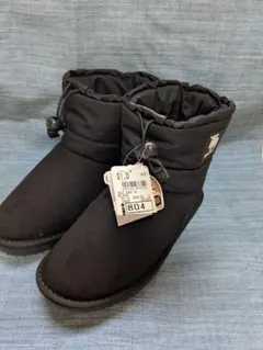 【新品未使用】モズ ブラック ショートブーツ 21.0cm