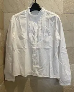 earth music&ecology ブラウス　白　シャツ　M