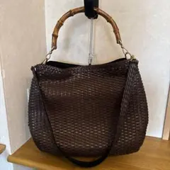 グッチ　ハンドバッグ 肩掛け GGキャンバス レザー ゴールド金具 92734 グッチ ハンドバッグ 肩掛け GGキャンバス レザー ゴールド金具 92734