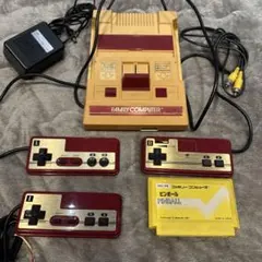 初代ファミコン　四角ボタン　本体とコントローラーセット