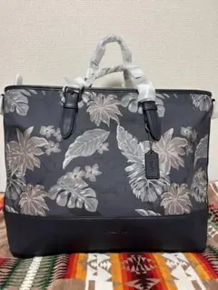 COACH マーサー ハワイアン パーム プリント キャンバス バッグ 男女兼用