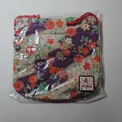 花ちりめん ミニ巾着 和風和柄 小物入れ