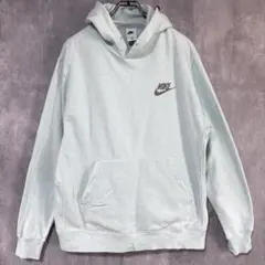ナイキ　Nike フード付きパーカー 淡いミントグリーン　L