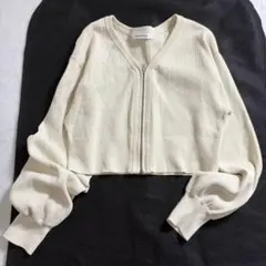 【美品】archives ジップニットカーディガンのサムネイル