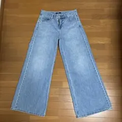 UNIQLO-Cローライズワイドジーンズ23インチ