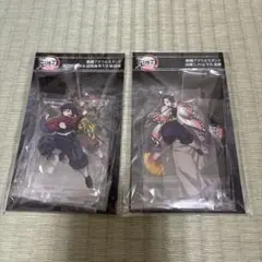 激闘アクリルスタンド　竈門炭治郎&冨岡義勇VS猗窩座　胡蝶しのぶVS童磨　セット