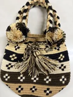 Jardín del Cielo 編み込みトートバッグ