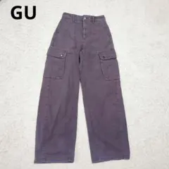 GU バレルレッグカーゴパンツ　ポケット　221-351666のサムネイル