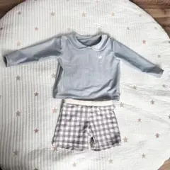 ベビー水着 男の子 ラッシュガード　テータテート90㎝