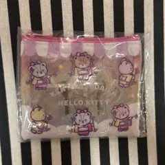 マツケンサンバ×ハローキティ　クリアラメポーチ　タイニーチャム