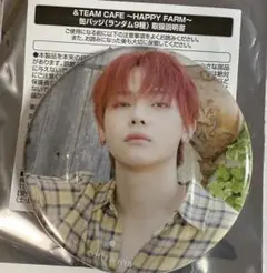 &TEAM CAFE HAPPY FARM 缶バッジ　NICHOLAS ニコラス