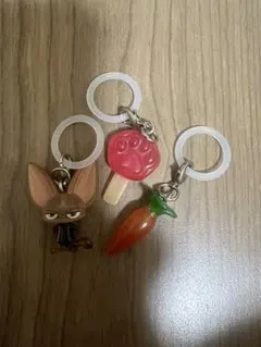 ズートピア目印アクセサリー3個セット