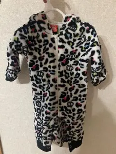 BABYDOLL レオパード柄ロンパース