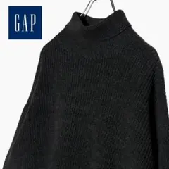 00s 古着 オールドギャップ GAP タートルネックニット グレー Mセーター