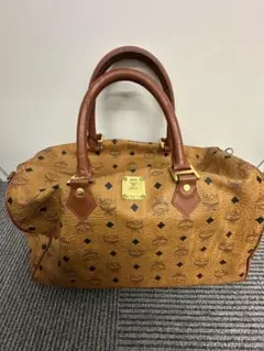 MCM ボストンバッグ 旅行用バッグ ブラウン - メルカリ