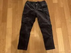 ダークグレー コーデュロイ スリムフィットパンツ