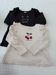 petit main 長袖カットソー 2枚セット