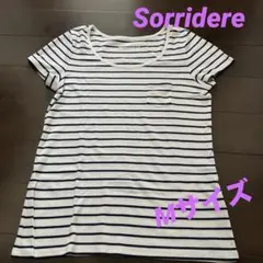 値下げ　半袖Tシャツ　ボーダー　レディース　トップス　Mサイズ