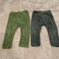 UNIQLO ベビースパッツ 80cm 2色セット