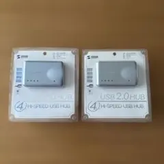 【新品】SANWA SUPPLY USB2.0ハブ 4ポート 2個セット