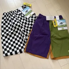 新品 水陸両用 ハーフパンツ 140 2枚セット