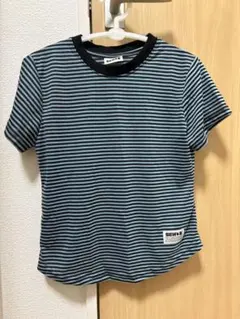SEW-B ベイビーSTP セミクロップ半袖　ブルー 韓国 MUSINSA 新品のサムネイル
