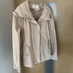 any SiS フード付きブルゾン ピンクベージュ