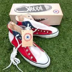 25.5 新品 USA製 90s コンバース オールスター ハイ マルチ パネル