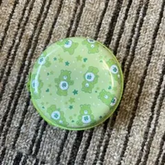 CareBears ケアベア グッドラックベア 緑 缶ポーチ