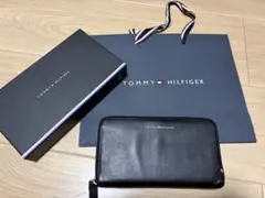 TOMMY HILFIGER ブラック長財布