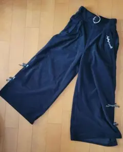Rucas 黒 ワイドパンツ 160cm