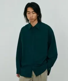 【美品】LIDNM/ OOMI ZARASHI POPLIN SHIRT