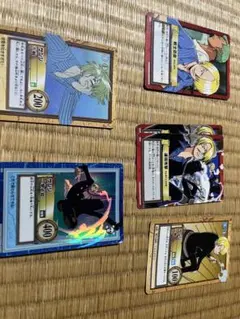 ワンピース サンジ 旧のトレーディングカード　5種類　6枚