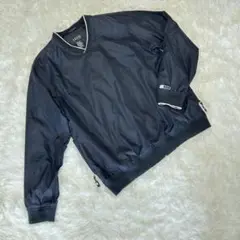 IZOD プルオーバー ナイロンジャケット M ブラック アイゾッド 古着