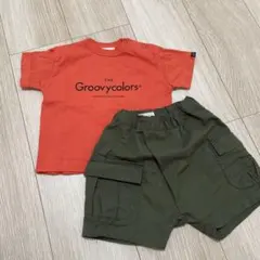 Groovycolors Tシャツとショートパンツ セット80
