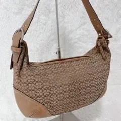 コーチ COACH ミニシグネチャーキャンバス ワンショルダーバッグ 肩がけ
