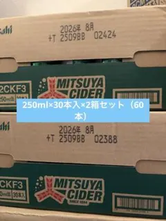 Asahi 三ツ矢サイダー250ml×30本を2箱セット（60本）のサムネイル