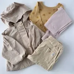 90サイズ　アプレレクール　ユニクロ　まとめ売り　アウター　パンツ　Tシャツ