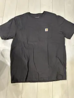 黒 半袖Tシャツ 左胸ポケット付き