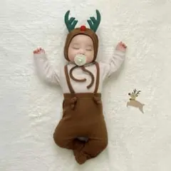 【新品セレクトアイテム】ベビー　トナカイ　コスチューム　サイズ73