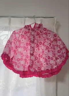 かわいい花柄のベビーレインコート⑅ *✲゜*。