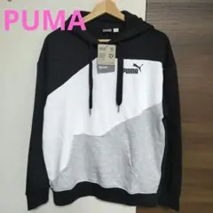 新品 PUMA プーマ リラックスフィット パーカー スウェット トレーナー