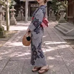 有松絞り 浴衣 着丈151 裄丈64.5 草花文 綿 有松絞り 浴衣 着丈151 裄丈64.5 草花文 綿 - メルカリ
