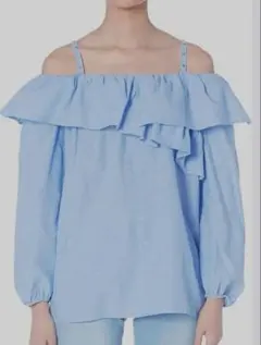 ESCADA オフショルダー フリルブラウスのサムネイル