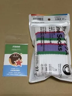 ファミリーマート 47都道府県ラインソックス 大阪府 ステッカー付