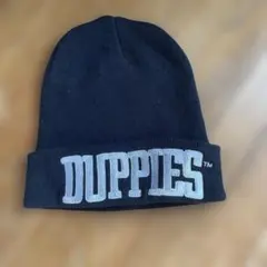 DUPPIES ビーニー ニット帽 ブラック