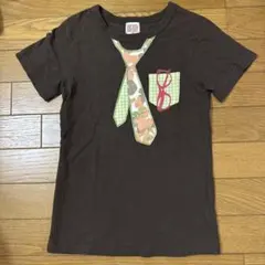 DILASH ネクタイ風プリント Tシャツ 140cmのサムネイル